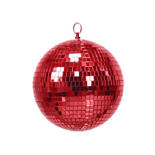 Kerstdecoratie - Kersthanger - Discobal - Schuim - Rood - 20x20x20cm