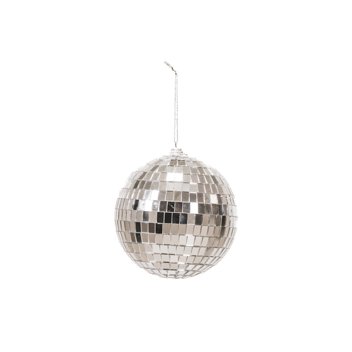 Kerstdecoratie - Kersthanger - Discobal - Schuim - Zilver - 15x15x15cm