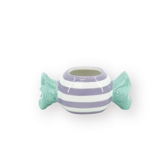 Pot - Bloempot - Toffee Candy - Mint/Lila - 17x8x8cm