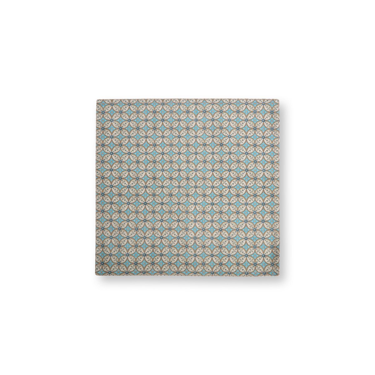Servetten Blooming Tales Bustani Khaki-Blue