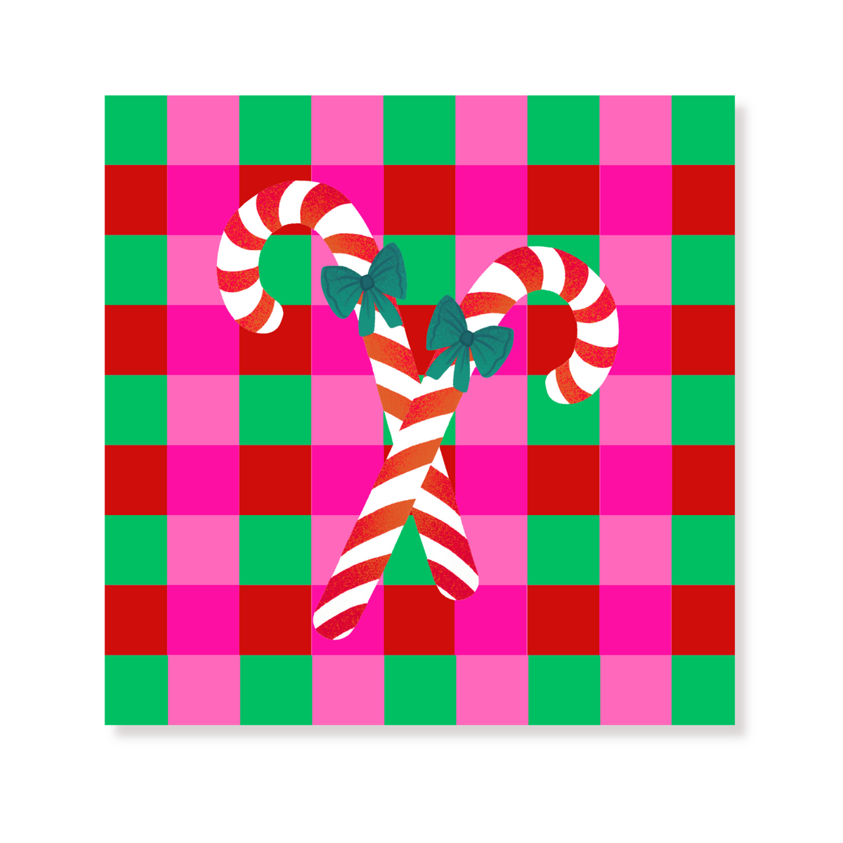 Papieren Servetten “Candy Cane” – FSC – 3-laags – 33x33 cm (20 stuks)