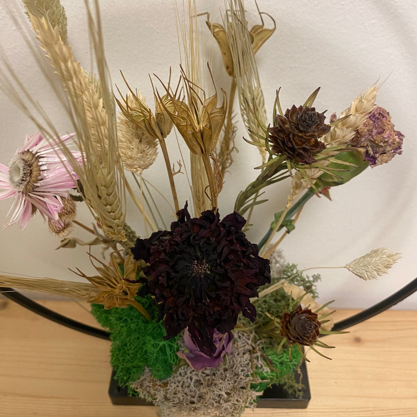 Droogbloemen staande frame