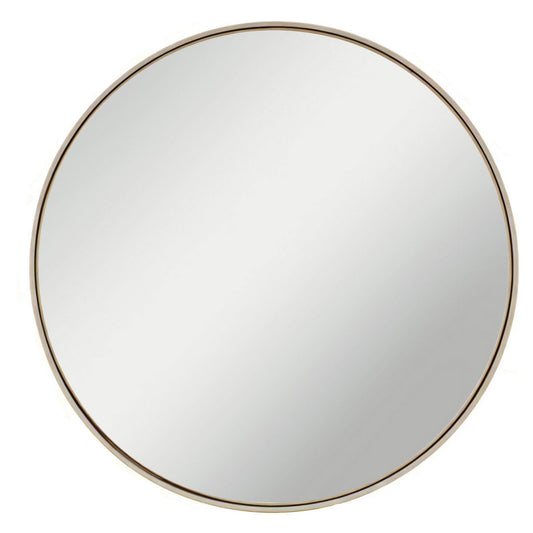 Mirror- Round Wall Mirror Ø80 cm – Taupe Metal Frame