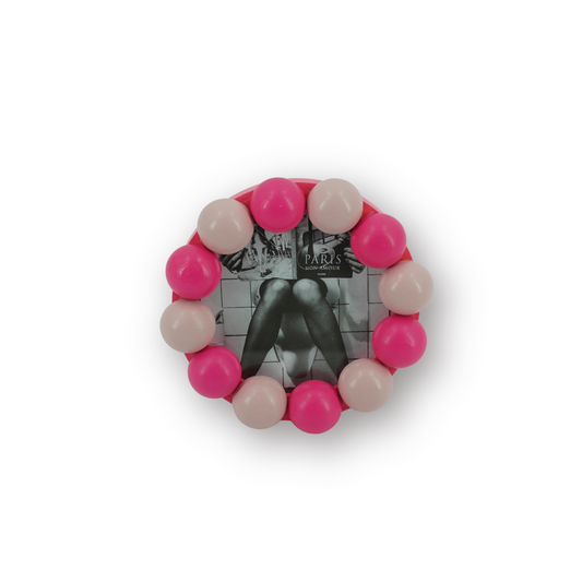 Fotolijst - Bubbels - Licht/Neon Roze -14,5x14,5cm