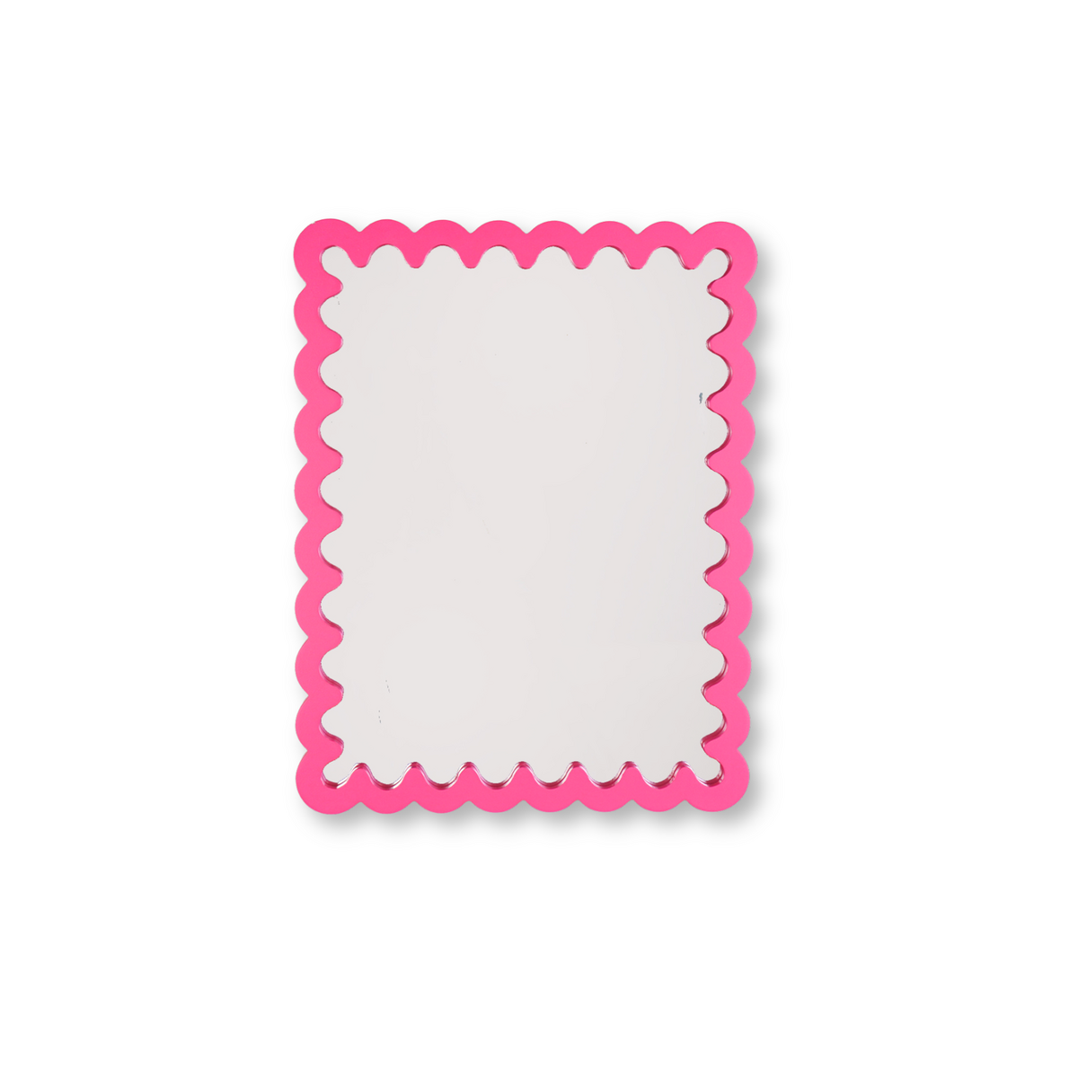 Spiegel - Wavey - Neon Roze - MDF - 24x33x1,5cm