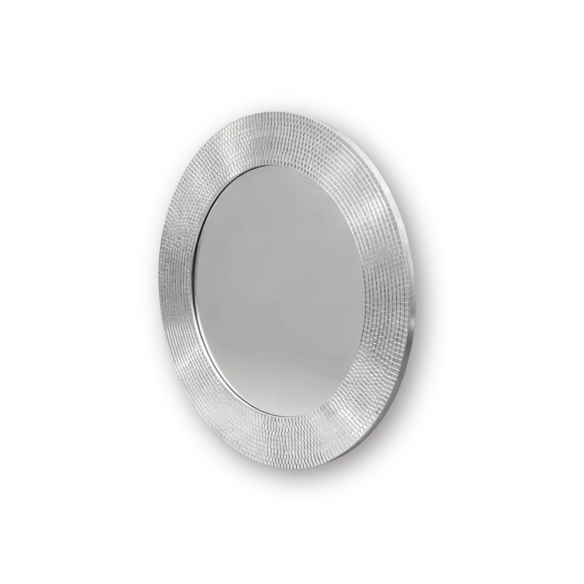 Spiegel - Rond - Disco - Zilver - 40x1x40cm