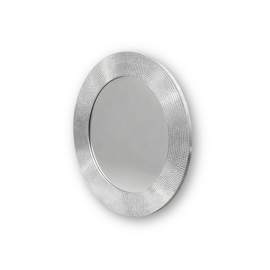 Spiegel - Rond - Disco - Zilver - 40x1x40cm