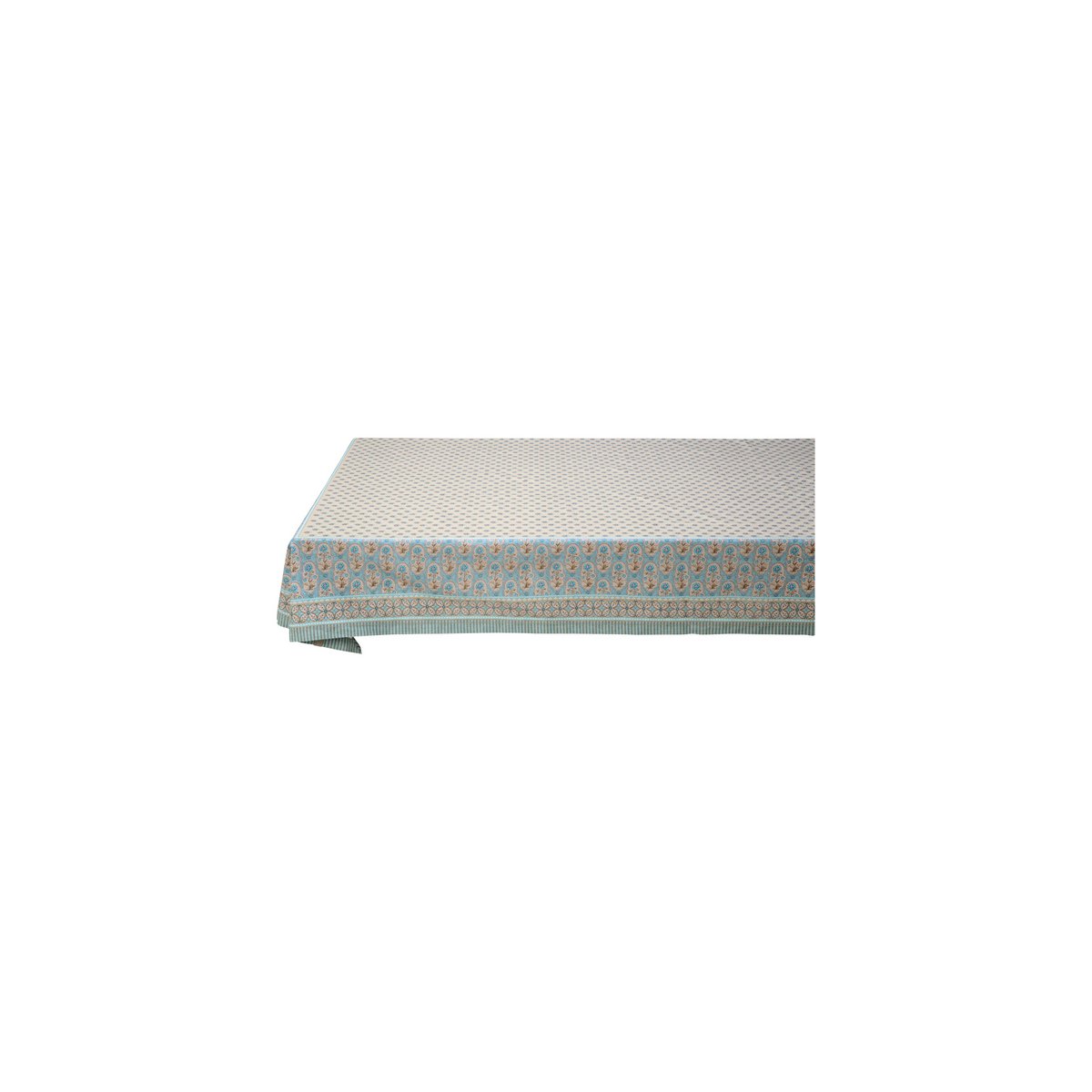 Tafelkleed  Blooming Tales Khaki-Blue