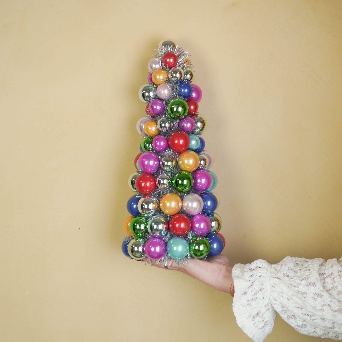 Kerstdecoratie - Kerstballen - Kerstdecoratie - Polystereen - Veelkleurig - 19x41 cm