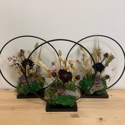 Droogbloemen staande frame