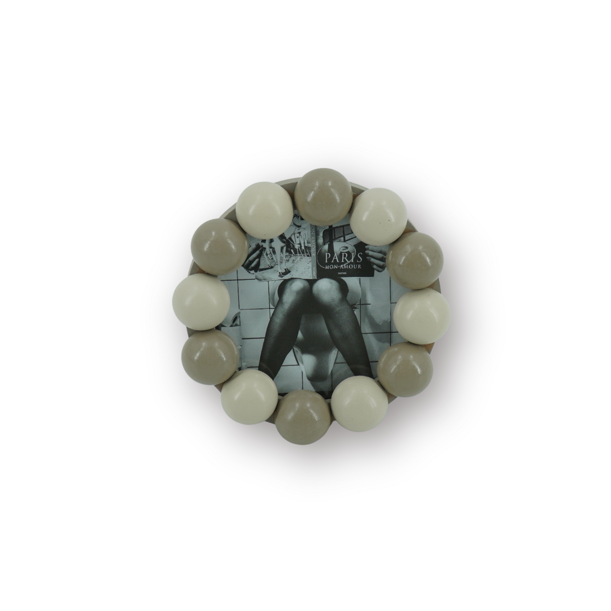 Fotolijst -Bubbels - Zand/Taupe -14,5x14,5cm