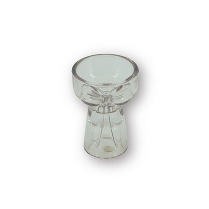 Kaars- en Theelichthouder Strik - Bruin - 7,5x9,5cm