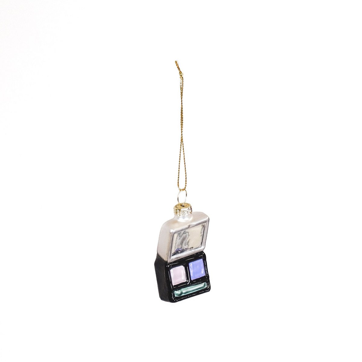 Kersthanger - Make-up - Glas - 3x2x6,5cm