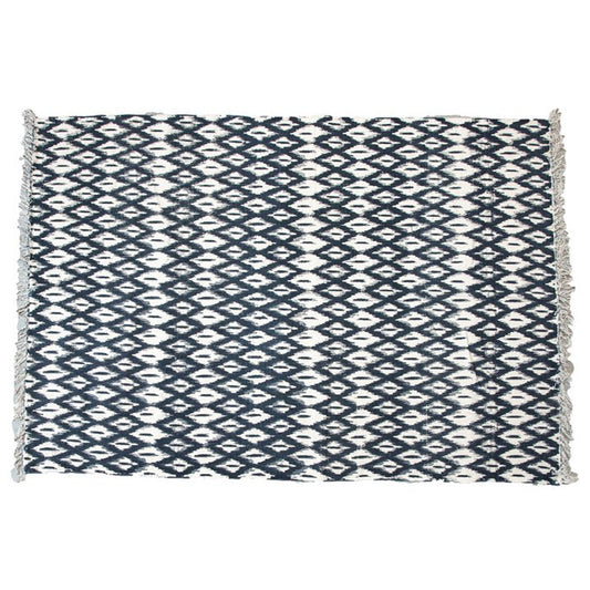 Tapijt setúbal van wit/zwart 140x200
