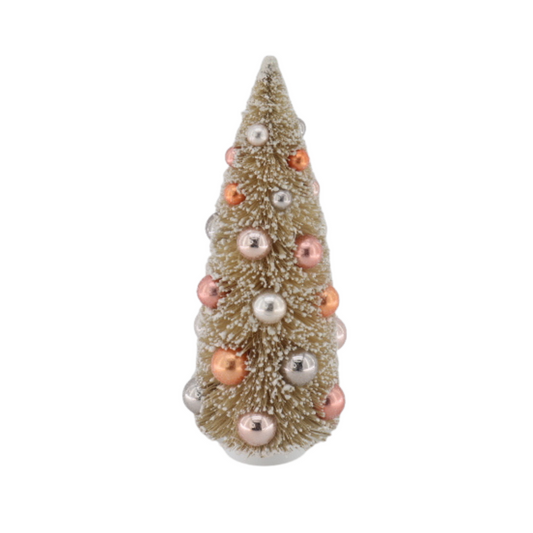 Kerstboom - Sisal/Kunststof - Taupe - 11x23cm