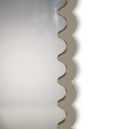 Spiegel - Wavey -Taupe - MDF - 33x43x1,5cm
