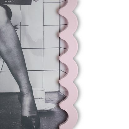 Fotolijst - Wavey - Lichtroze - MDF - 24x33x1,5cm