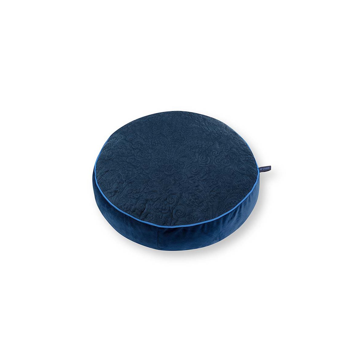 Ronde kussen Blauw