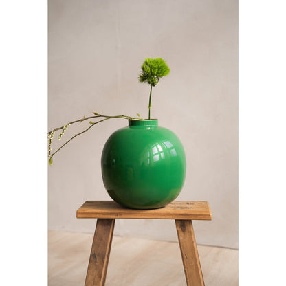 Vaas metaal groen