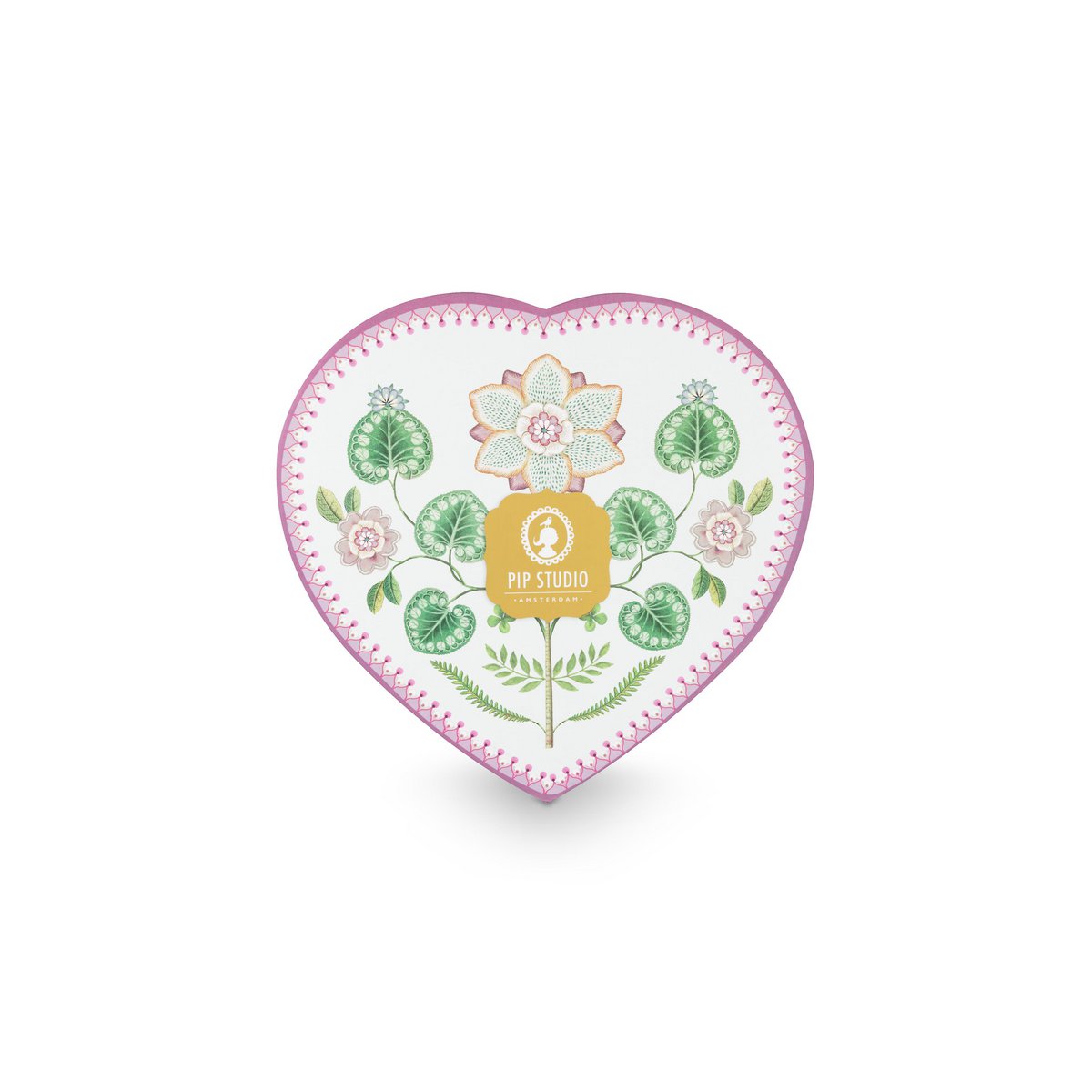Set/2 Hartvormige borden qLily&Lotus Lila
