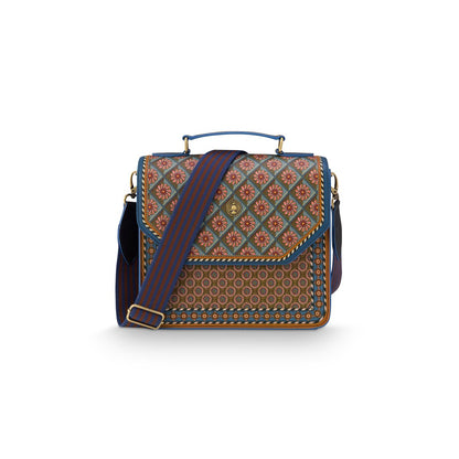 Frances Cross Body tas Medium Imani Blue
