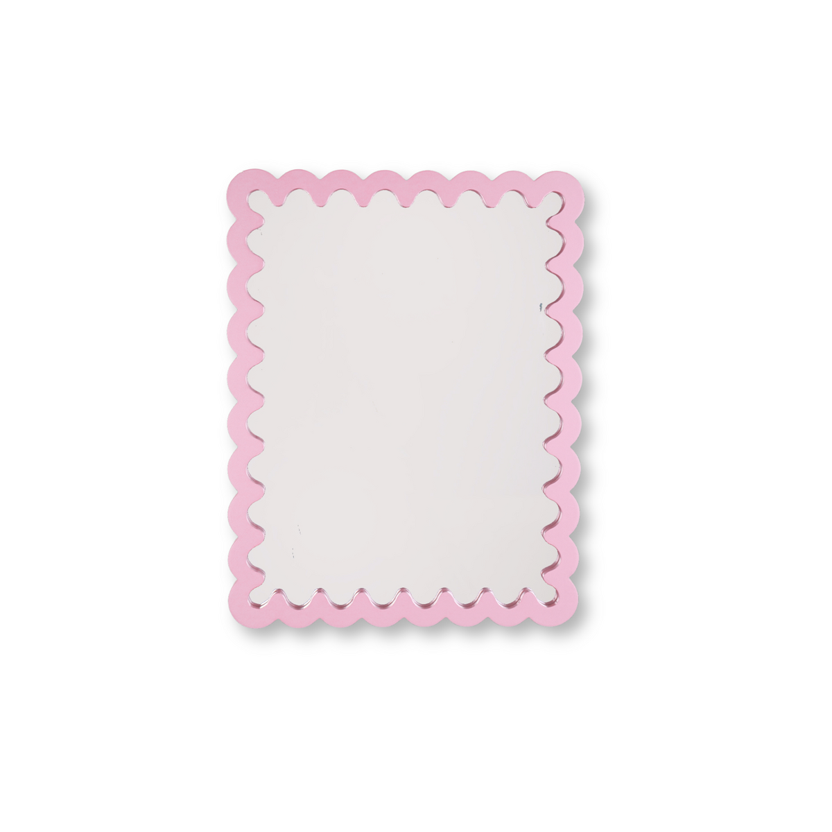 Spiegel - Wavey - Lichtroze - MDF - 24x33x1,5cm