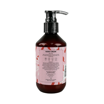 Handcrème Pompdispenser - Pioenroos - 220ml