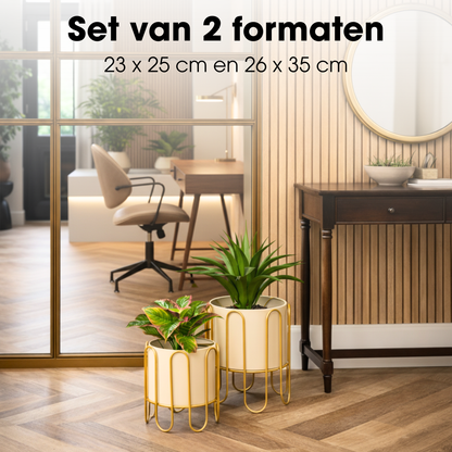 Bloempot Dione Bruin