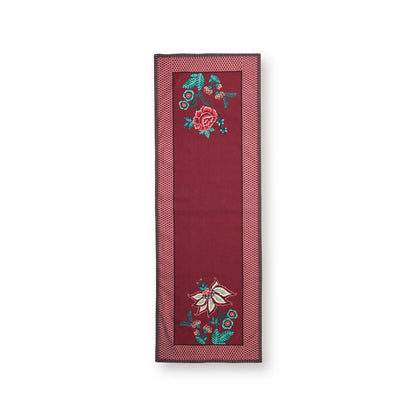 Tafelloper Flower Festival Dark Pink 50x150cm