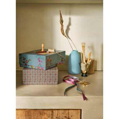 Vaas Keramiek mat blauw