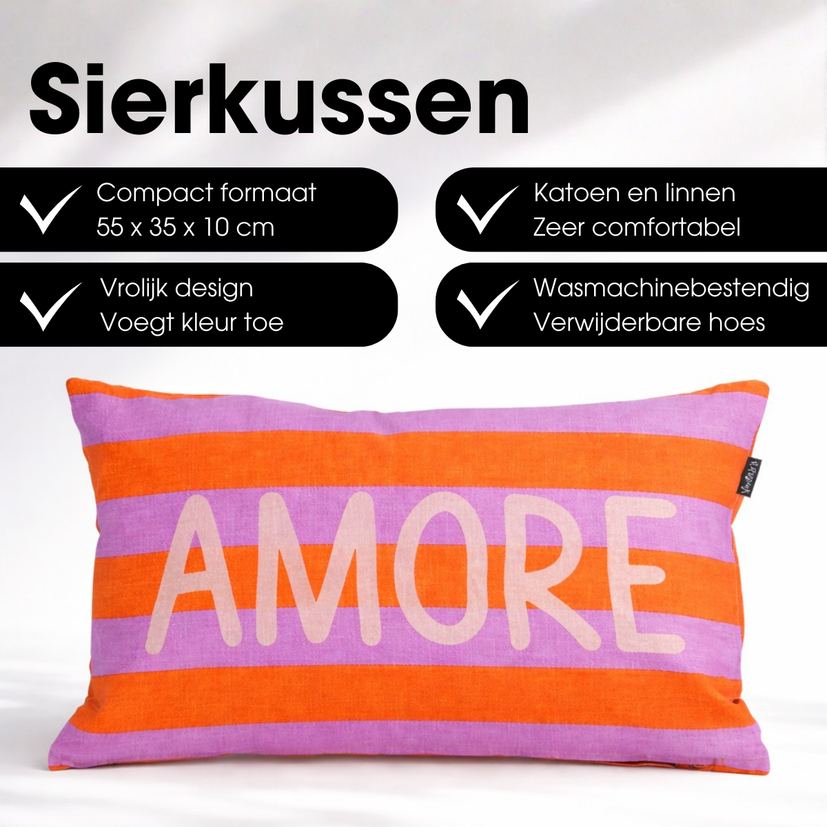 Sierkussen  Oranje