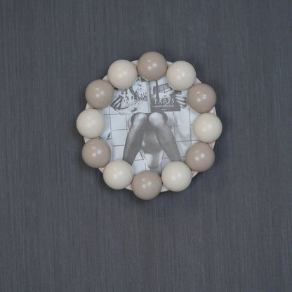 Fotolijst -Bubbels - Zand/Taupe -14,5x14,5cm