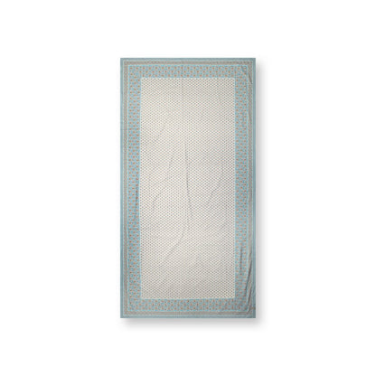 Tafelkleed  Blooming Tales Khaki-Blue