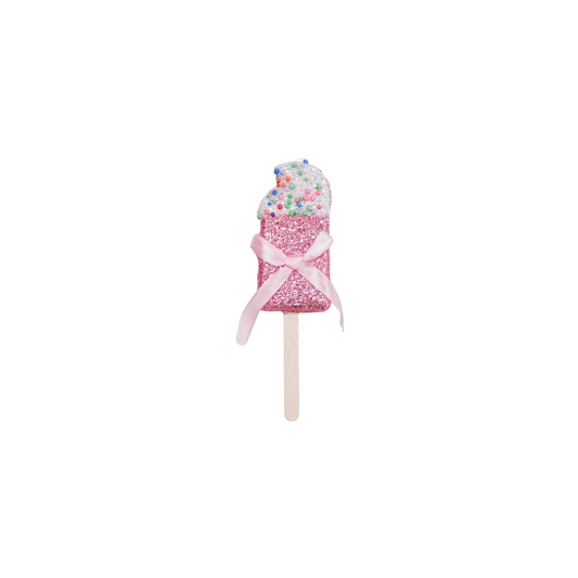 Kersthanger - IJs - Schuim - 15x5cm