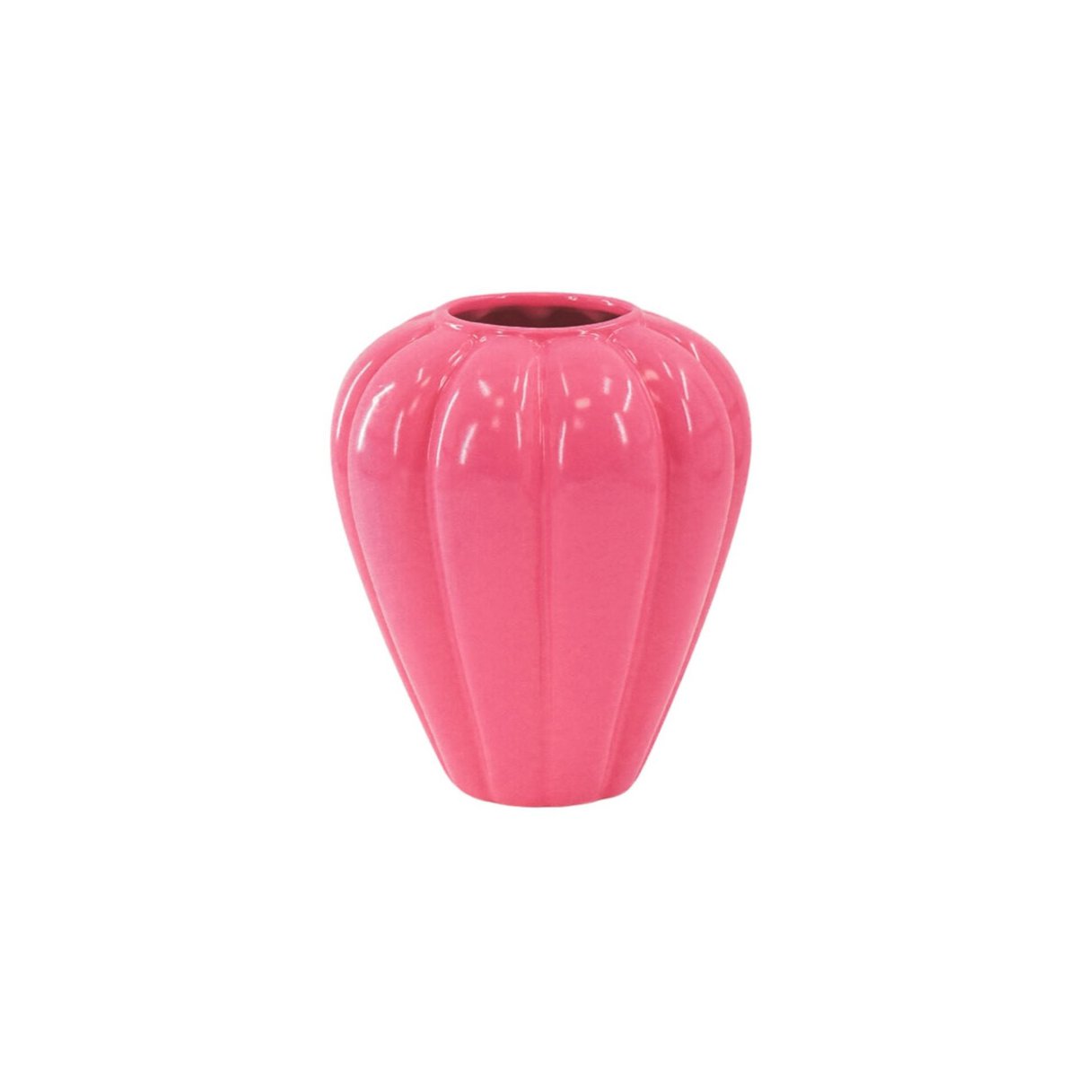 Flower Vase- Swirl vase-ceramic-roze- 20x20x21,5 cm