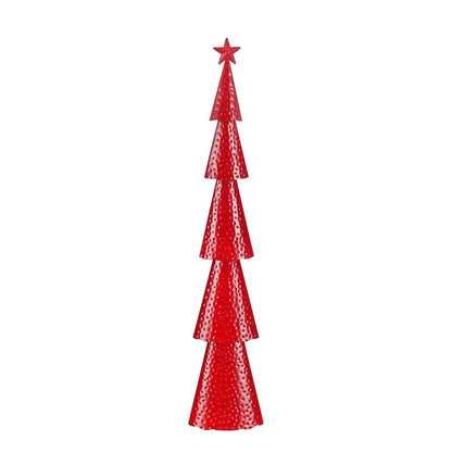 Decoratieve kerstboom  Rood
