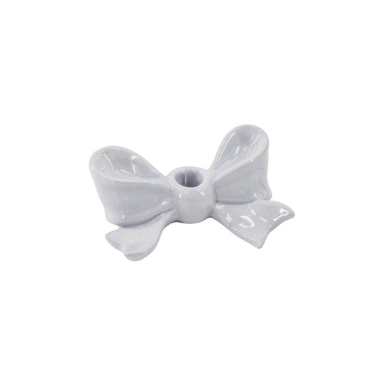 Kandelaar- Bow-keramische lilac- 18x9x7 cm