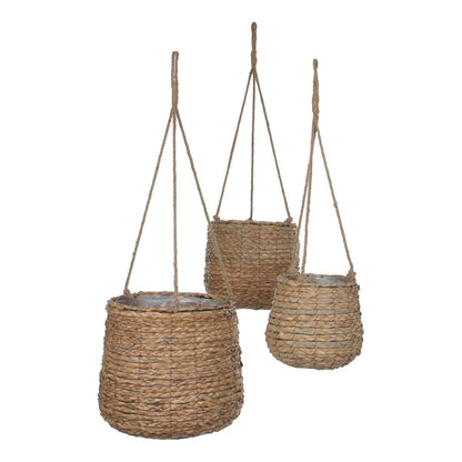Bloempot binnen hangend Avalon Lichtbruin