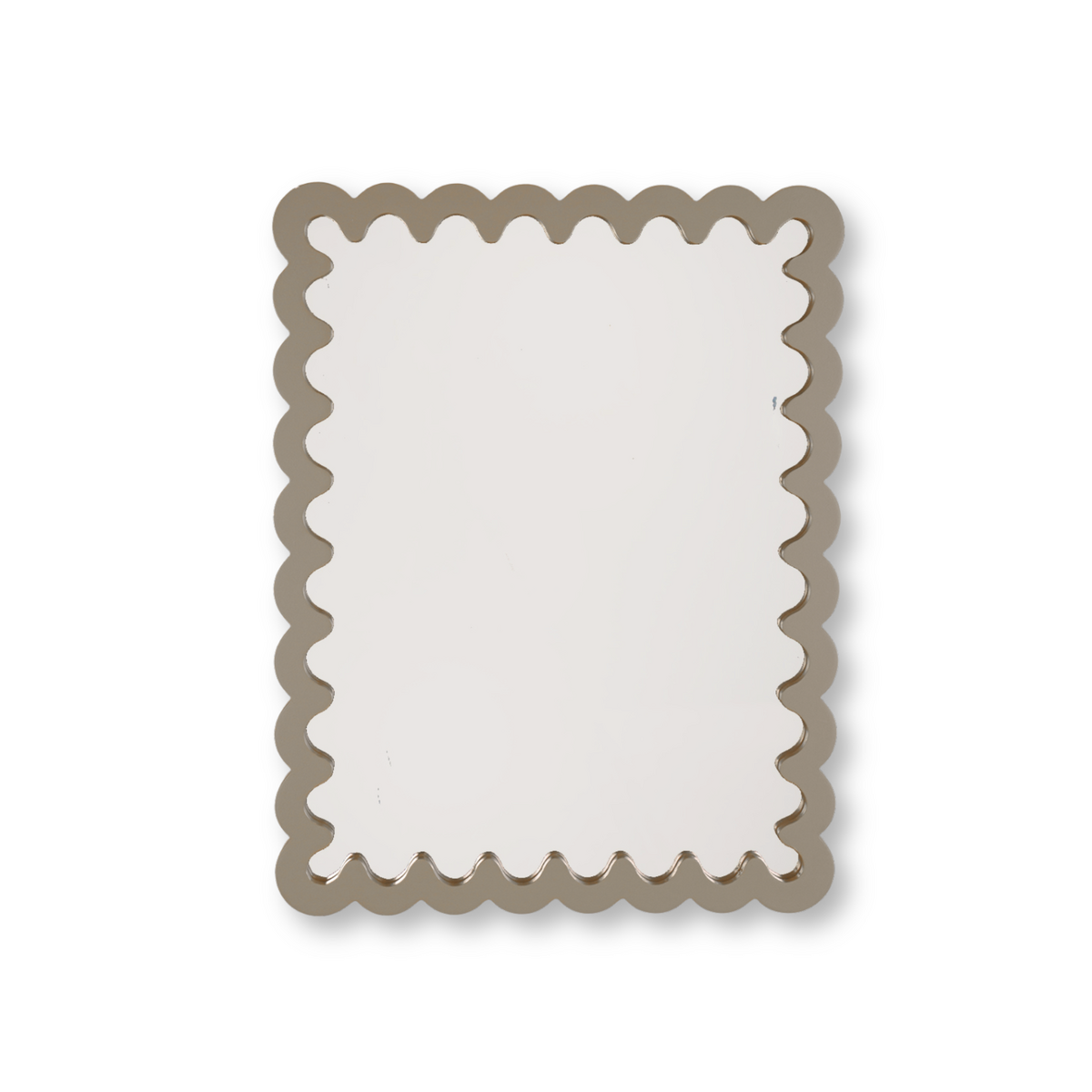 Spiegel - Wavey -Taupe - MDF - 33x43x1,5cm