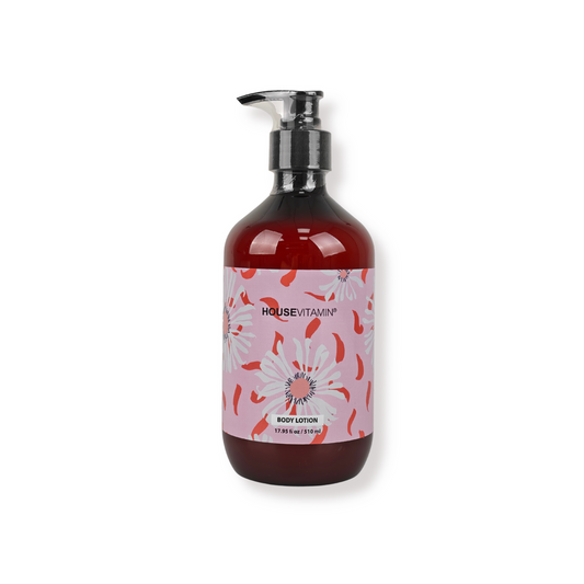 Bodylotion - Veganistische bodylotion pompfles - Pioenroos - 510 ml