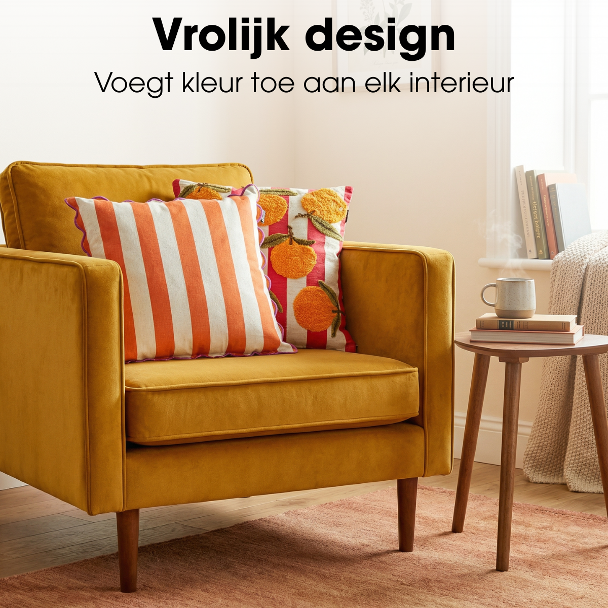 Sierkussen  Oranje