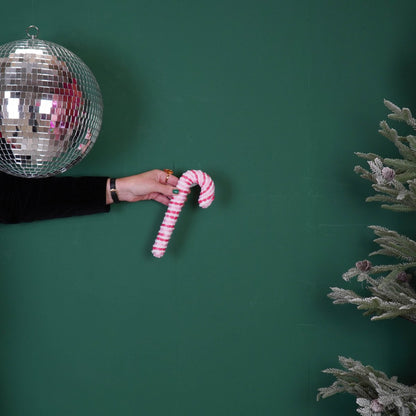 Decoratie - Zuurstok - Schuim - Roze - 21cm