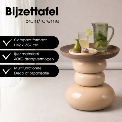Bijzettafel Zita Crème
