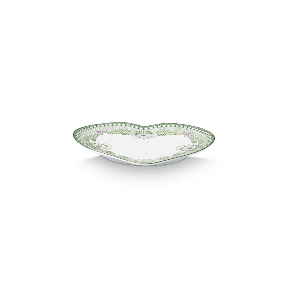 Set/2 Heart borden Lily&Lotus Light Groen