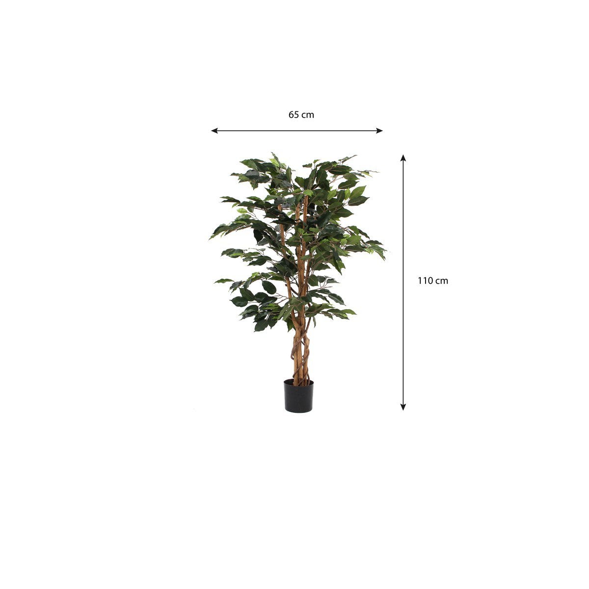 Kunstplant Ficus Groen